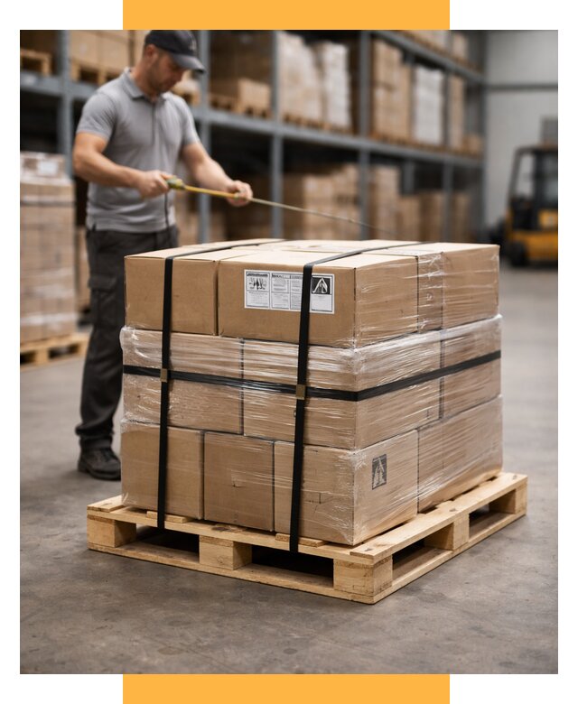 Упаковка и паллетирование грузов от 3536 р. | СетСервис-Бкс