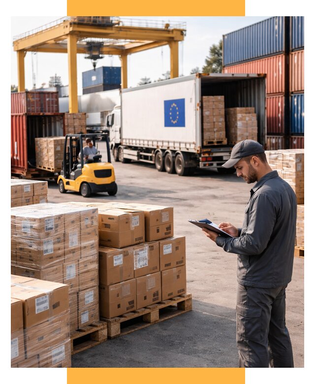 Доставка грузов из Европы от 12122 р., логистика СетСервис-Бкс