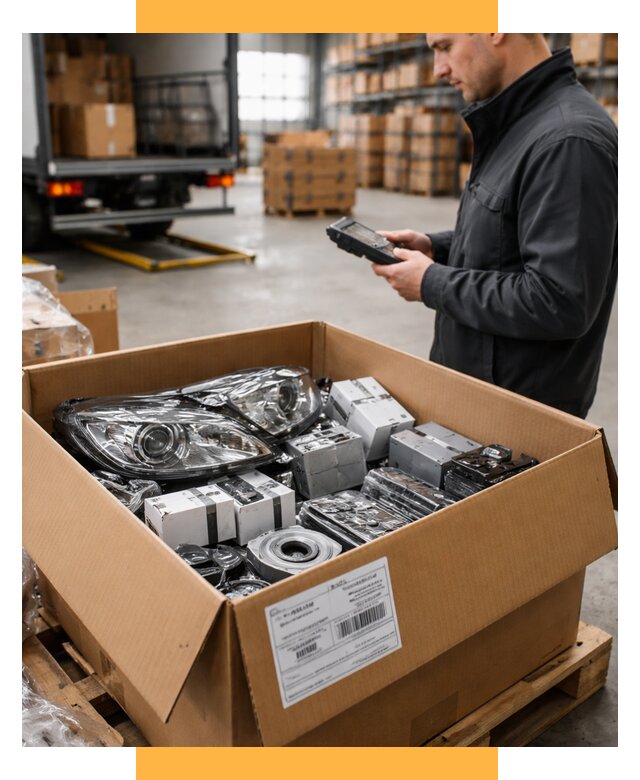 Доставка автозапчастей из Европы под ключ от 12628 р. | СетСервис-Бкс