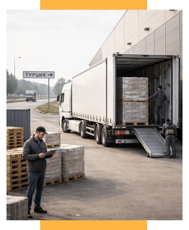 Автоперевозки и доставка фурой из Турции от 121224 р. | СетСервис-Бкс