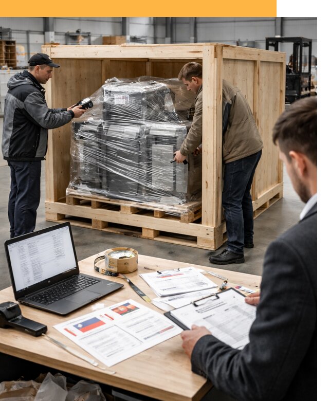 Доставка промышленного оборудования из США от 65663 руб