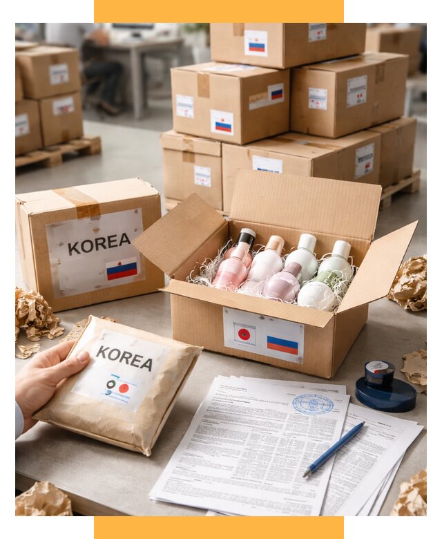 Доставка косметики из Кореи от 8587 р. под ключ | СетСервис-Бкс