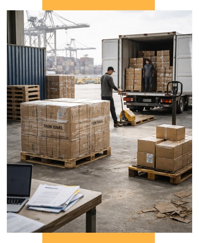 Доставка грузов из Израиля от 15153 р., логистика от СетСервис-Бкс