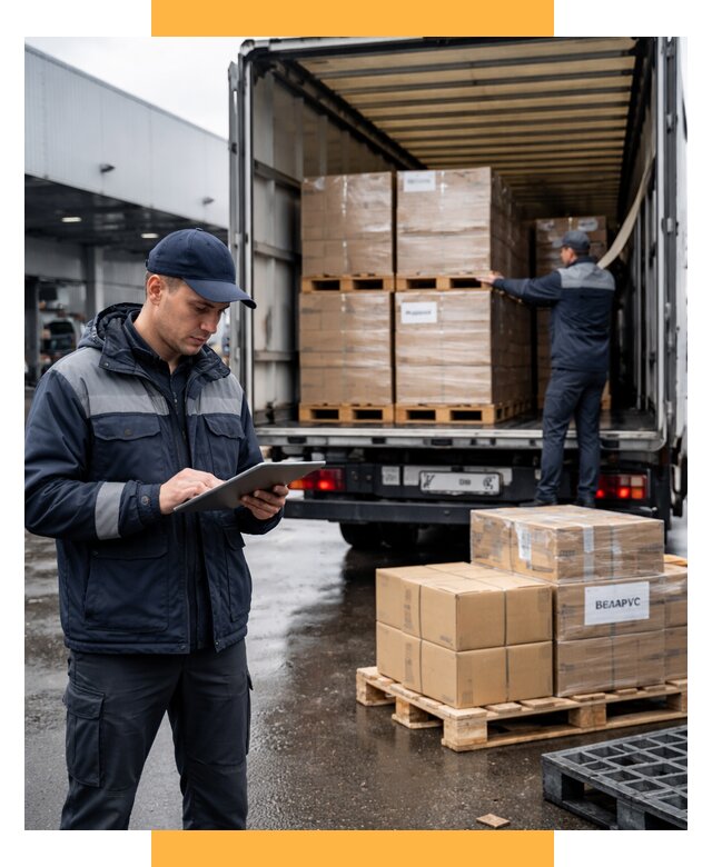 Доставка грузов из Беларуси от 15153 р. логистика СетСервис-Бкс