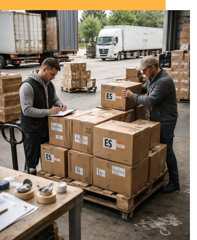 Доставка грузов в Испанию автотранспортом от 35357 руб