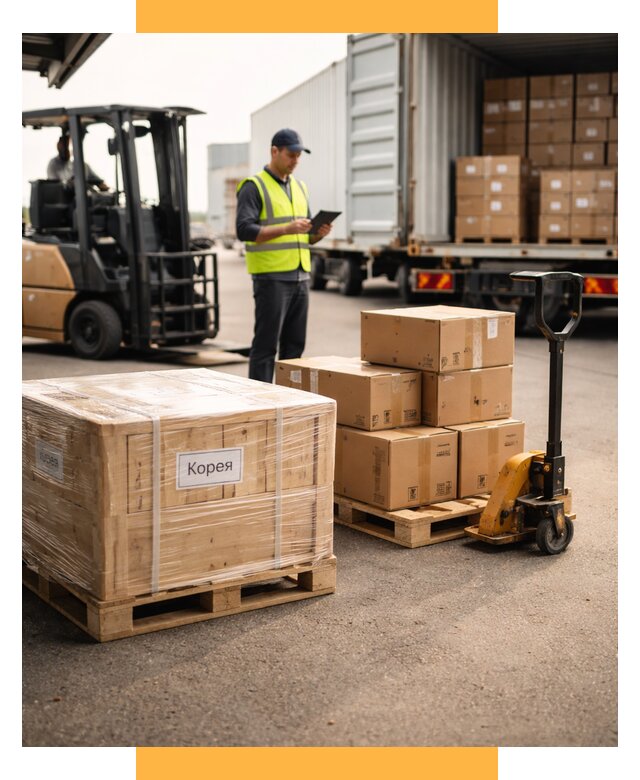 Доставка грузов в Корею из России от 35357 р. | СетСервис-Бкс