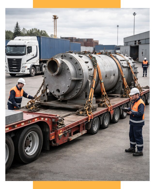 Перевозка тяжеловесных грузов под ключ от 151530 р. | СетСервис-Бкс