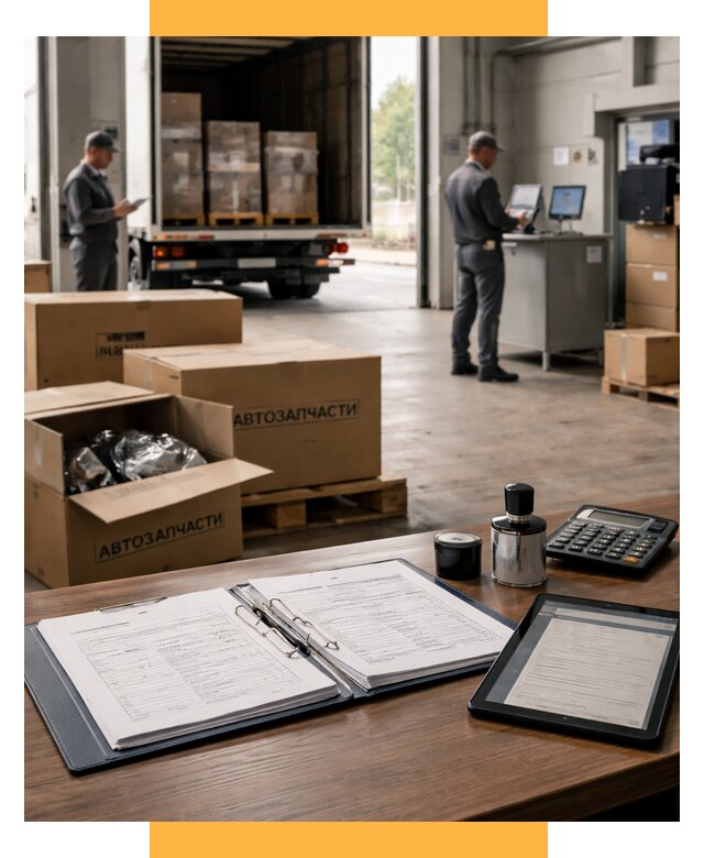 Таможенное оформление автозапчастей под ключ от 8587 р., СетСервис-Бкс