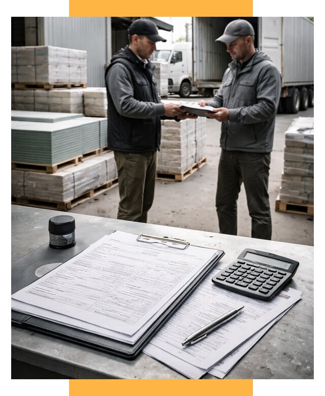 Таможенное оформление стройматериалов от 8587 р. | СетСервис-Бкс