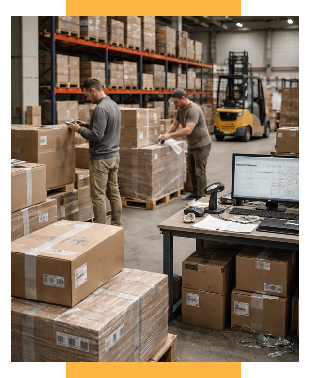 Склад консолидации в Европе от 6566 р., услуги СетСервис-Бкс